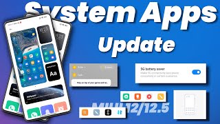 Miui 12 Big System App Update - Sound Istant, 5G Battery Saving, New Ui Miui 12.5 On Miui 12