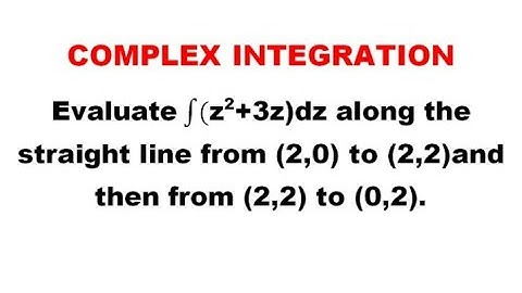 Complex Integration-Most important problem with solution