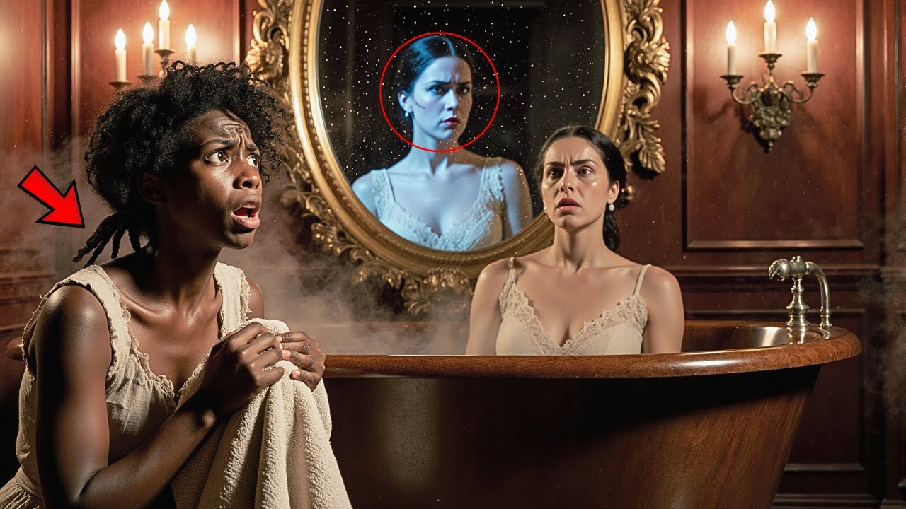 A ESCRAVA AJUDAVA A SINHÁ NO BANHO… MAS O QUE VIU NO ESPELHO REVELOU UMA VERDADE OCULTA!