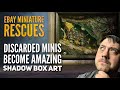 Discarded Minis Turned Into Amazing Shadow Box Art!