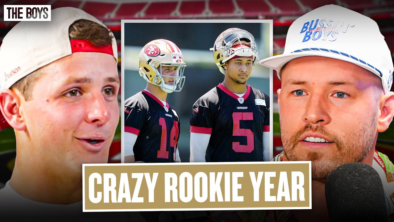Brock Purdy Gets Real On Taking Over From Trey Lance As 49ers QB In Crazy NFL Rookie Year | Bussin'