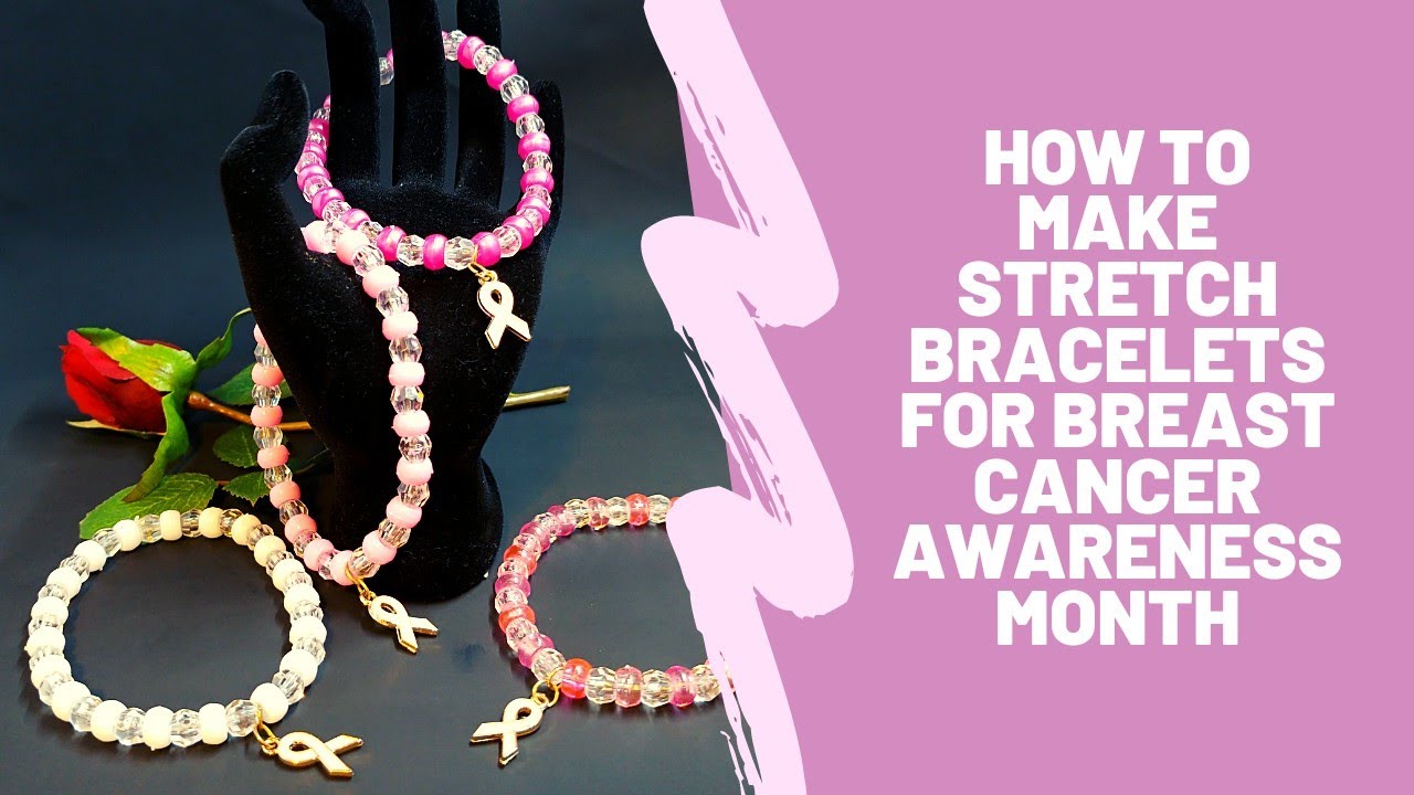 Breast Cancer Awareness Stretch Bracelets, Fuck Cancer Bracelet, Think –  Doohickies & Such