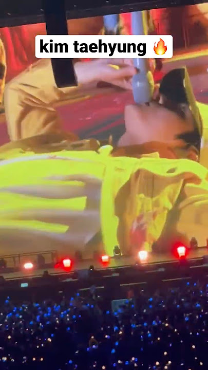 taehyung from bts iconic airplane pt 2 moment at ptd las vegas day 3