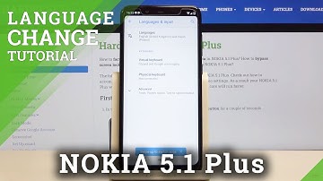 How to Change Language in NOKIA 5.1 Plus – Language List