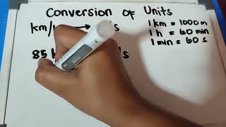 Conversion of units | speed