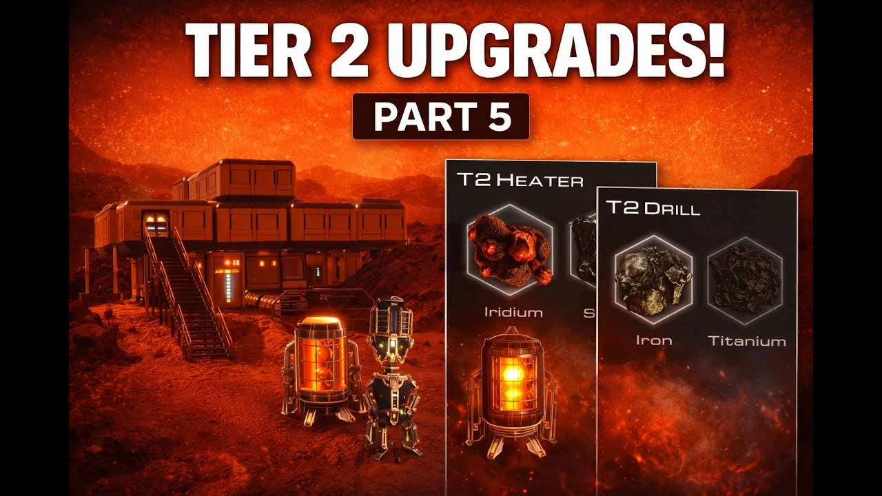 Planet Crafter Part 5 Tier 2 Upgrades, Base Expansion & 16K TI!