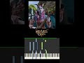 Weeping Dawn | Alfira&#39;s song | Baldur&#39;s Gate 3 #shorts #baldursgate3 #pianotutorial #pianocover