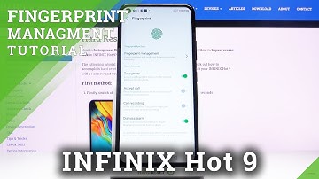 How to Add Fingerprint to INFINIX Hot 9 – Set Up Screen Lock Method