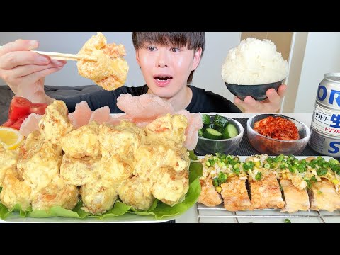 ASMR 海老マヨ Creamy Fried Shrimp EATING SOUNDS | 咀嚼音 | MUKBANG | 먹방