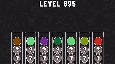 Ball Sort Puzzle Level 695 #ballsortpuzzle #ballsortpuzzlegameplay #puzzlegame #mobilegames