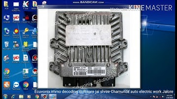 Ecuvonix immo decoding software jai shree Chamunda auto electric work Jalore