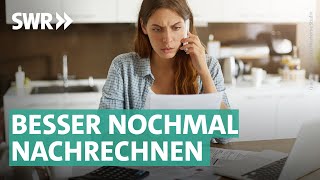 Nebenkostenabrechnung 2022 überprüfen: So findet ihr Fehler | Marktcheck SWR