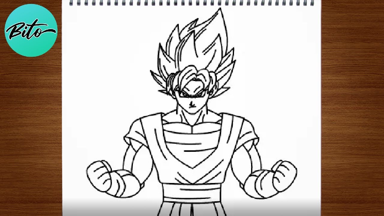 Como desenhar o Goku super Sayanjin BLUE! #comodesenhargoku #comodesen
