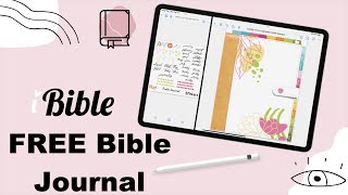 Free Digital Bible Journaling In Goodnotes