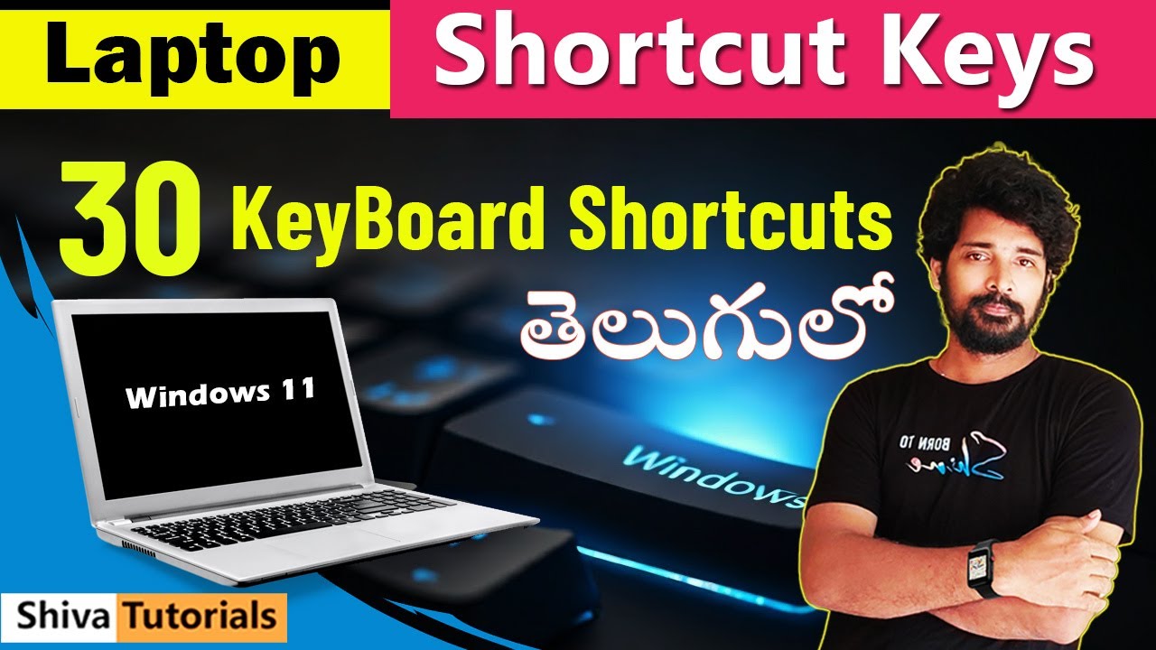 Laptop Keyboard Shortcuts in Telugu | Computer Shortcut Keys in Telugu | windows keyboard shortcuts