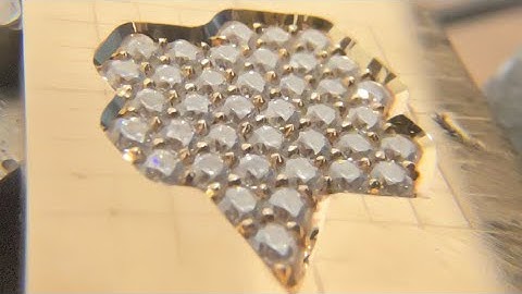 Diamond setting by Bc_jewellery1 - micro pave, Honeycomb/zig zag pave setting