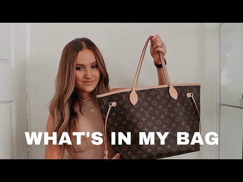 N I C H O L L E S O P H I A: What's In My Bag // Louis Vuitton Neverfull