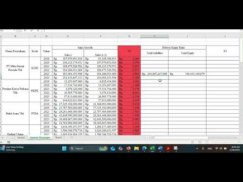 Cara Menghitung Rumus Debt to Equity Ratio di Perusahaan sektor Tambang