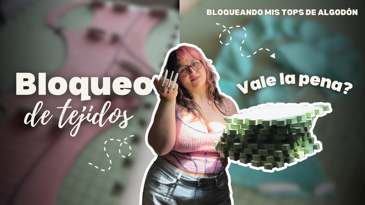 Bloqueo por primera vez mis tops de algodón tejidos a crochet! | Paso a paso