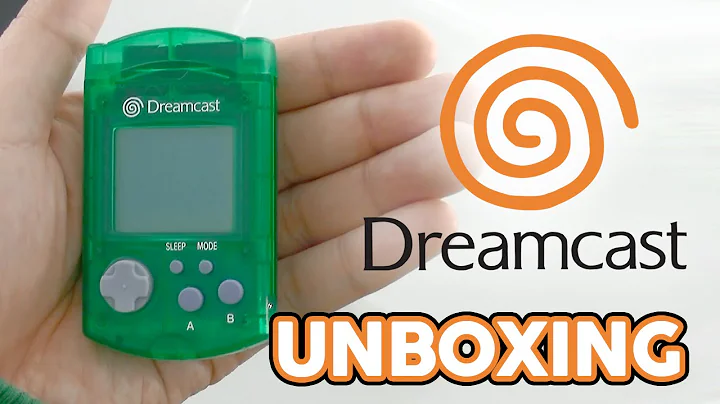 Dreamcast VMU Visual Memory Unit Unboxing (Transparent Green)