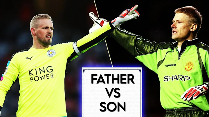 Kasper Schmeichel Vs Peter Schmeichel  Best Saves