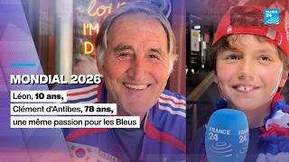 Léon, Clément d'Antibes : 68 ans les séparent mais ils vivent le même rêve en suivant les Bleus
