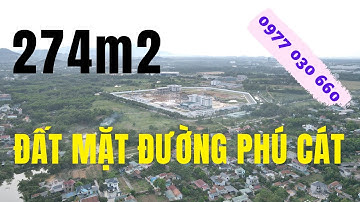 Cần bán 274m2 đất kinh doanh, cạnh trường học tại Phú Cát - Bán đất Hòa Lạc| 0977030660