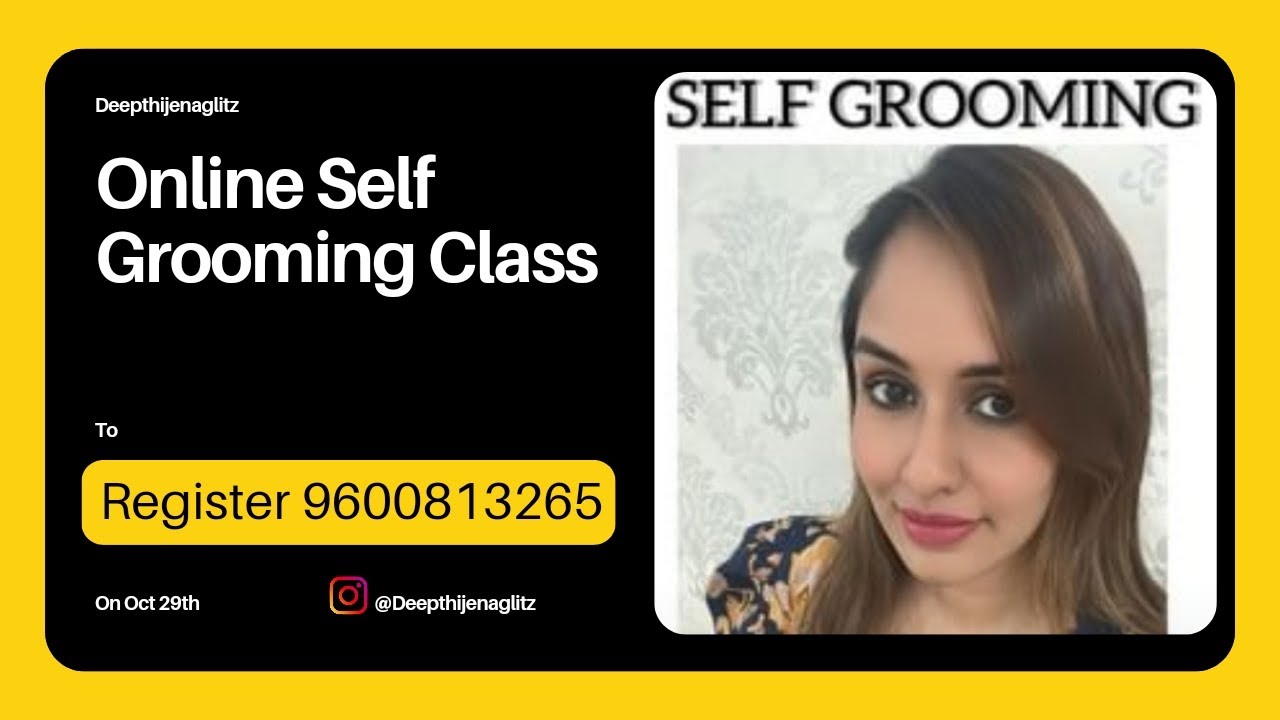 Online Self Grooming Class On Oct 29th YouTube