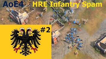 Age of Empires IV | Technical stress test Game 2 | 1v1 HRE vs England