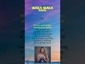Shakira - Waka Waka (Lyrics) #shorts