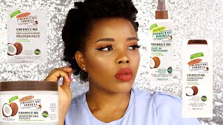 HOW I WASH &amp; STYLE MY 4C NATURAL HAIR | PALMER&#39;S COCONUT OIL PRODUCTS