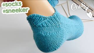 Toe Up Sneeker Socken mit EaSy Sportsteg und runder Shadow Wrap Ferse ohne Löcher