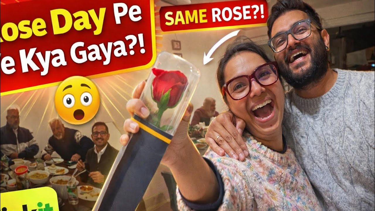 Rose Day Pe Ye Kya Ho Gaya?! 😳🌹 (Unexpected Twist) #roseday #valentine 