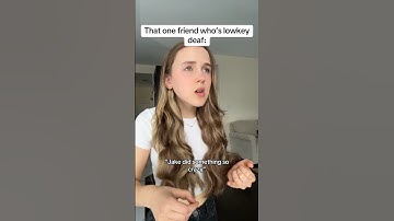 POV: that one friend who’s lowkey deaf #comedy #pov #relatable