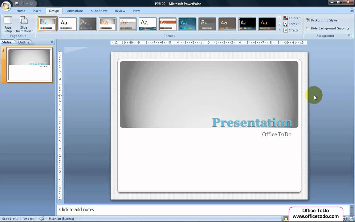 Watch How to Add Background Graphics to Powerpoint video Watch How to Add Background Graphics to Powerpoint video