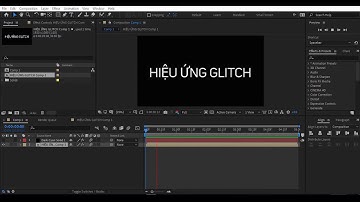 HỌC AFTER EFECT VỚI HIỆU ỨNG GLITCH ANIMATION