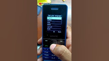 How to change phone language in jio Bharat v2 mobile