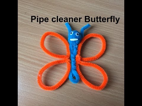 How to make a pipe cleaner Butterfly