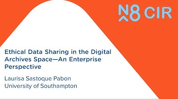 Ethical Data Sharing in the Digital Archives Space—An Enterprise Perspective