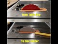 Shop Tip from Table Saw to Disc Sander on a budget. with BandasPalette.com