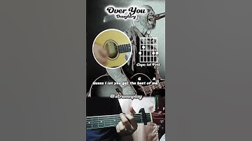 Over You (Acoustic Cover) w/ Chords/Lyrics #music #cover #shorts