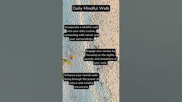 Connect with Nature and Yourself through Mindful Walking #daily #mindfulwalk #nature #self #shorts