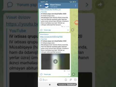 V ixtisas qrupu üzrə keçid balları 2020