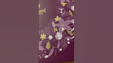 Let me introduce you to the beautiful and classic Christmas advent  calendar from Wentworth puzzles