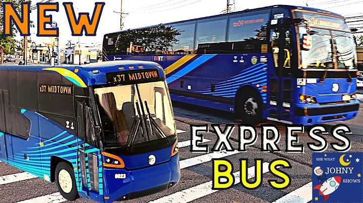 Johny's MTA Bus Ride On NEW Express MTA Bus To Sta...