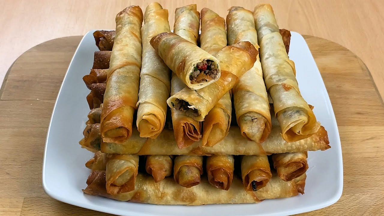 Delicious Beef Cigar Pastry's! Drive Them Crazy With This Tasty Snack
