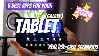 5 ESSENTIAL APPS in 2024 to Maximize Your Galaxy Tablet! (Plus a MONEY-SAVING Tip)