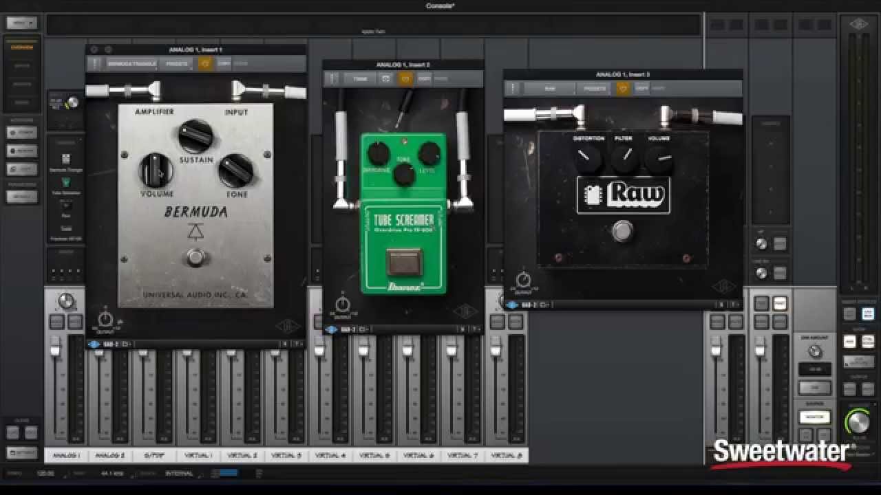 Universal Audio Ruby Pedal. Essentials plugin