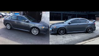One year transformation on lancer GTS!!!