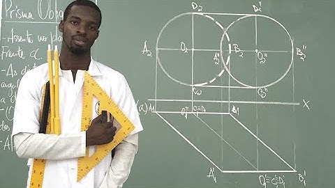 Cilindro Obliquo Assente no Plano de Frente